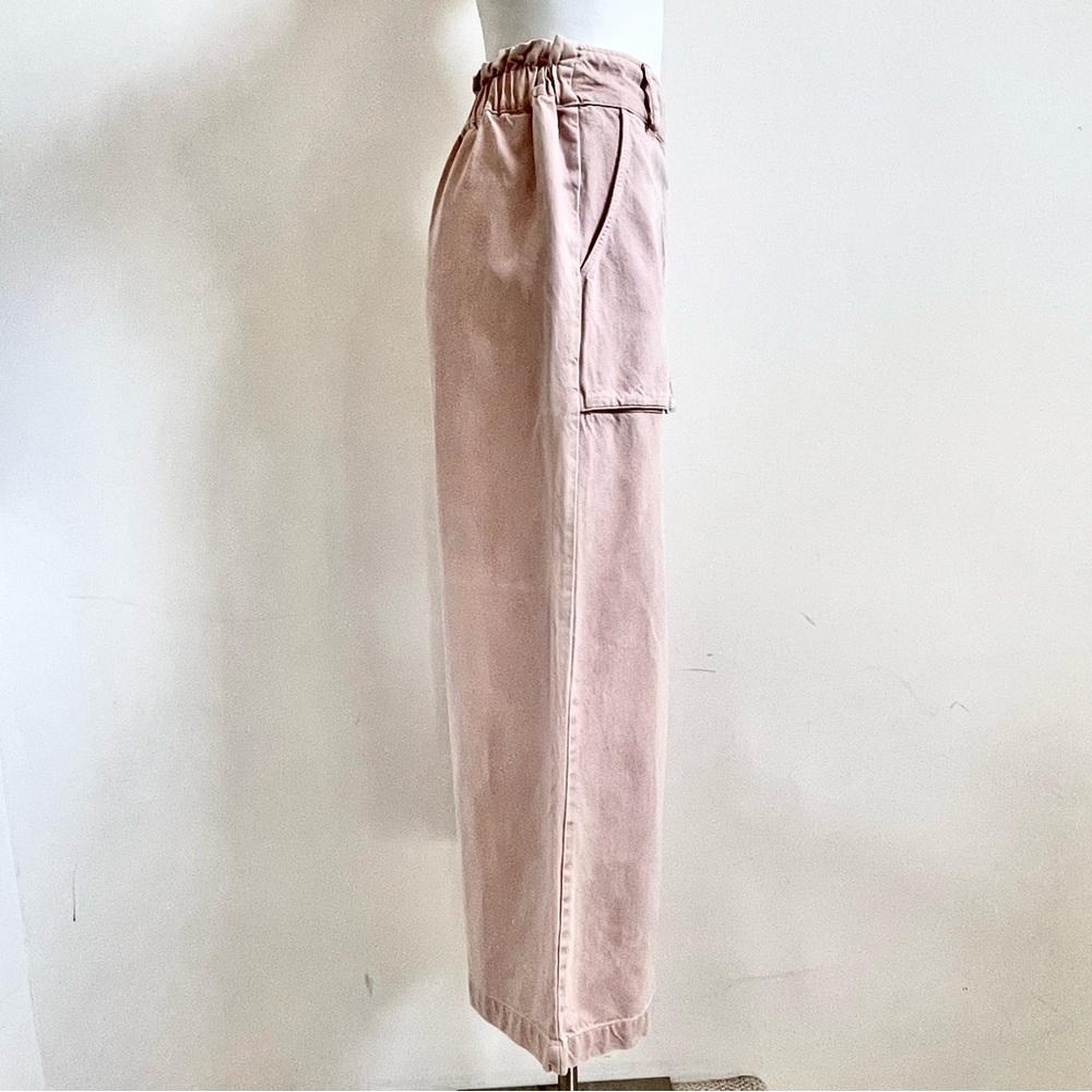 Free People Light Pink Dye-Distressed Color Size Small 100% Cotton. - Picture 2 of 6